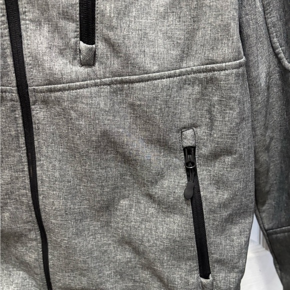 Guess Gray Hooded Men's Jacket - Picture 3 of 6